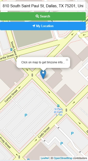 current time zone map