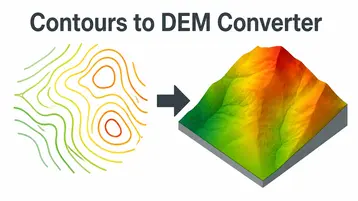 Contours to DEM Converter screenshot