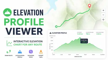Elevation Profile Viewer screenshot