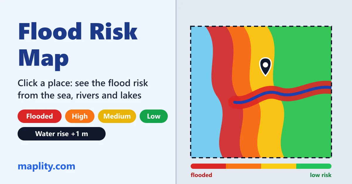 Flood Risk Map screenshot