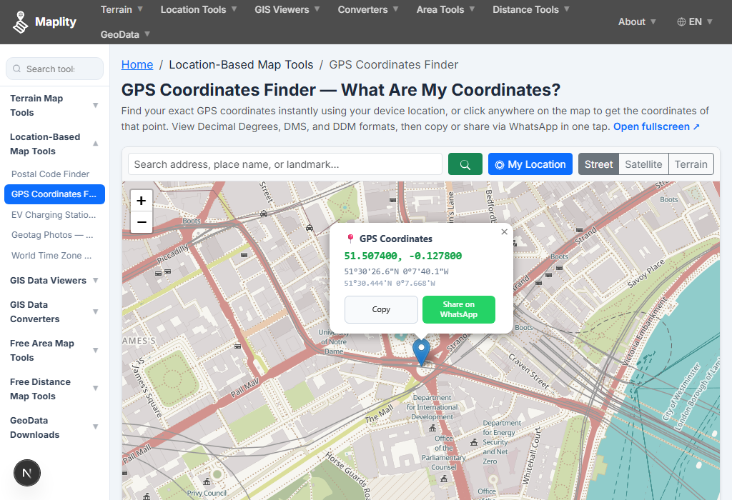 Allow location access (if using My Location)