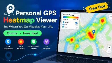 Personal GPS Heatmap screenshot