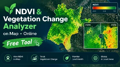 NDVI & Vegetation Change Analyzer screenshot