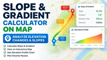 Slope and Gradient Calculator screenshot
